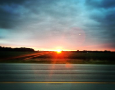 I had to go to work early today and was able to catch the morning sunrise. Awesome!