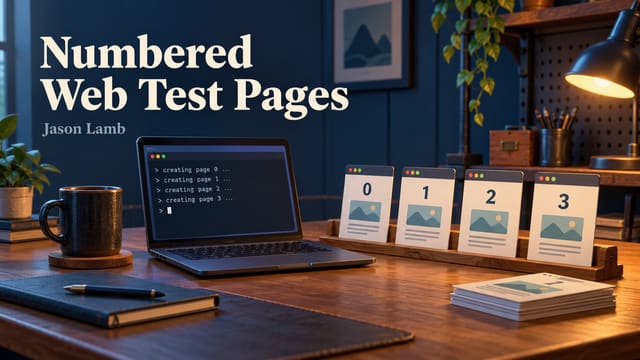 A Tiny PowerShell Script for Numbered Web Test Pages cover image