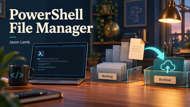 Connecting PowerShell Uploads to a Web File Manager cover image