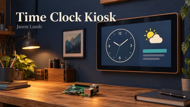 Turning a Raspberry Pi into a Clock, Weather, and Notice Display cover image