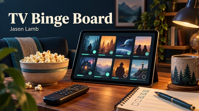 TV Binge Board: Remembering What I Was Watching cover image