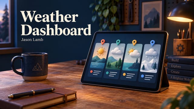 A Weather Dashboard That Knows Which City I Mean cover image